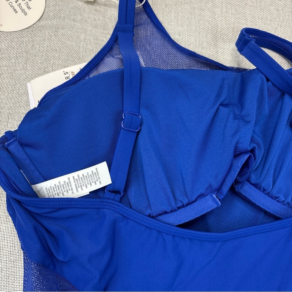 Coco Reef COBALT Tummy-Control Contrast One-Piece Swimsuit US 14/38C - Picture 11 of 16